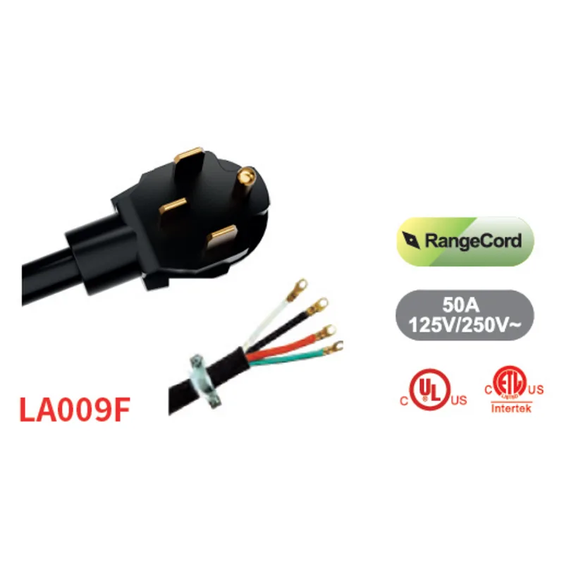 Pengering Standar UL lan Kabel Daya Range
